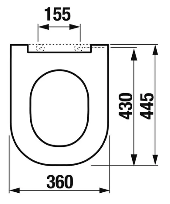 Крышка сиденье Jika Mio