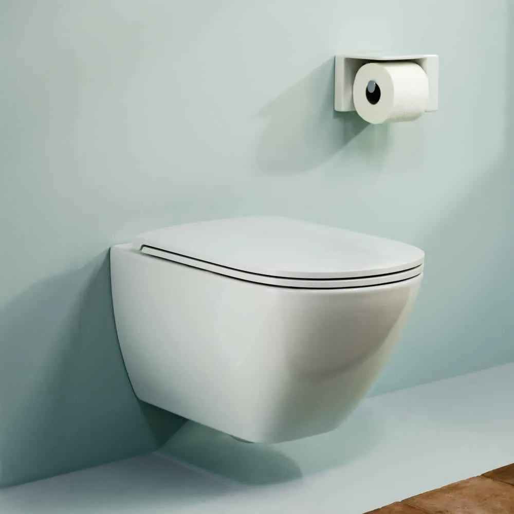 Lua Унитаз подвесной 52*36 см, безободковый, с крышкою Soft Close