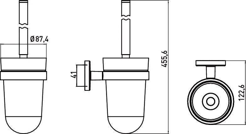 Ершик с колбой Emco Polo