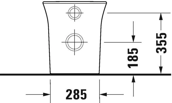 Унитаз напольный Duravit White Tulip 2001090000