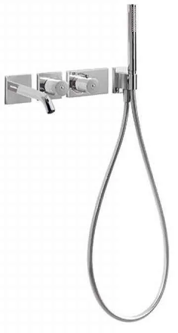 Набор: Термостат, излив и  душевой набор Tres Block System 20735209