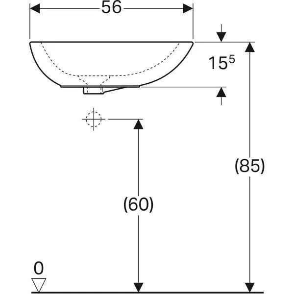 Унітаз підвісний Geberit ONE (з кришкою-сидінням) 500.543.01.1