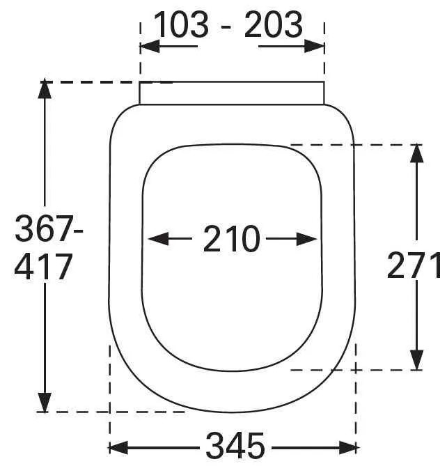 Унітаз підвісний Villeroy and Boch Architectura Compact (без зливного краю) 9M66E101