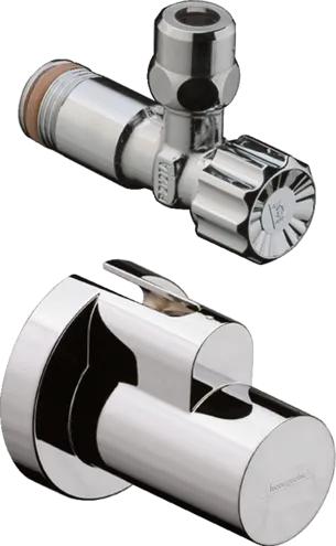 Вентиль кутовий hansgrohe, хром 13954000