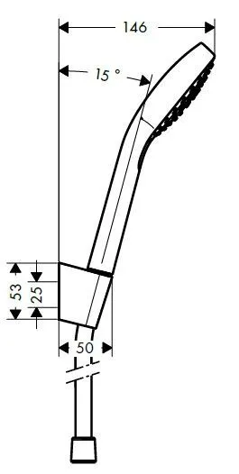 Душевой набор Hansgrohe Croma Select S (110/1250-1600) 3jet 26411400