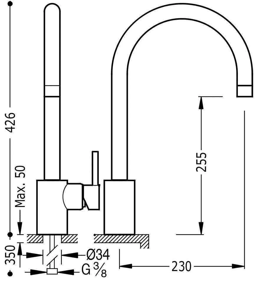 Змішувачі на кухню Tres 162440