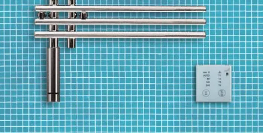 Полотенцесушитель электрический Zehnder Yucca Asym