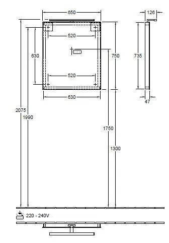 Зеркало More to see Villeroy & Boch A4046500