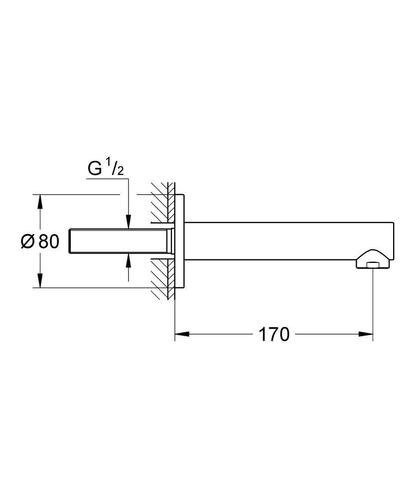 Излив для ванны Grohe Concetto 13280001