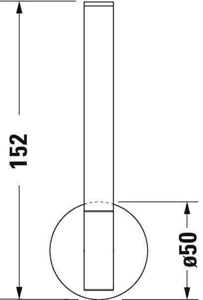 Паперотримач Starck T Duravit (запасний) 0099391000
