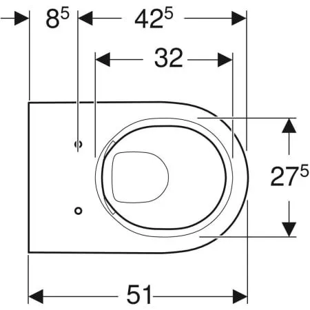 Унитаз подвесной Geberit Acanto