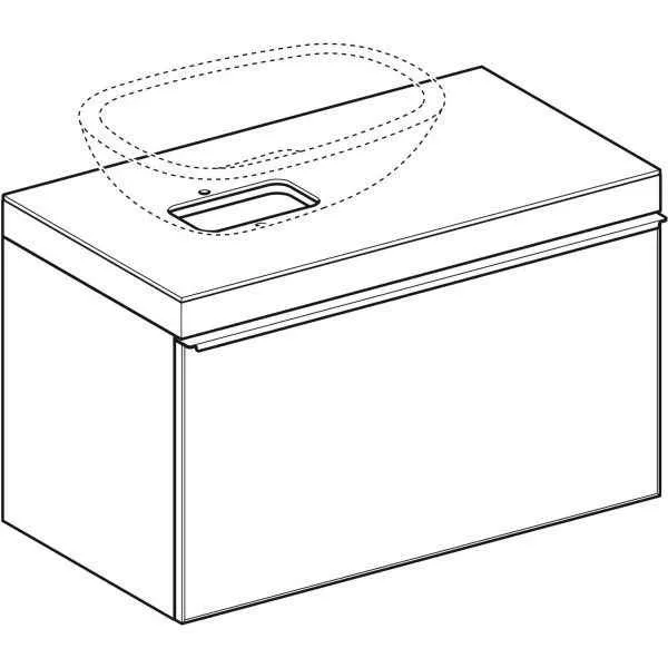 Тумба для умивальника Geberit CITTERIO 500.560.JJ.1