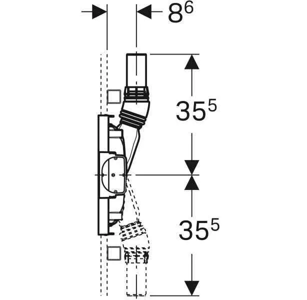 Інсталяція  для душових систем Geberit Duofix 111.593.00.1