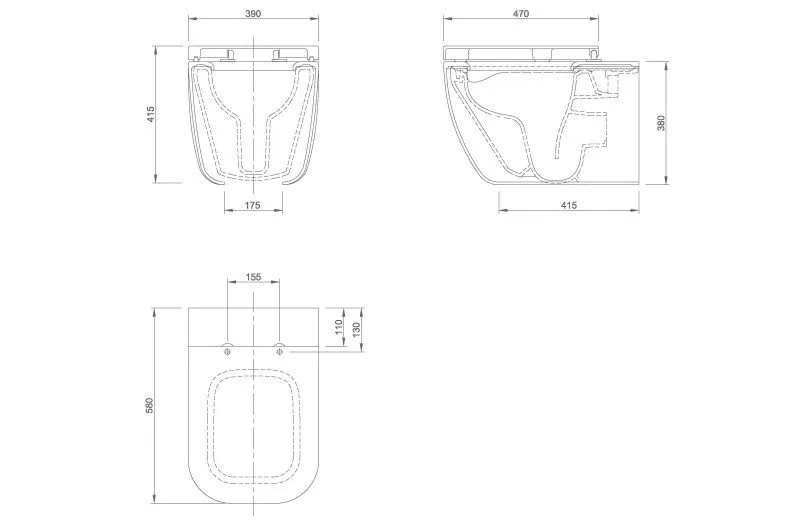 Унитаз подвесной Knief Glam