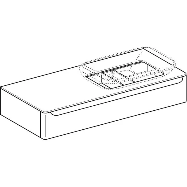 Шкафчик под умывальник Geberit myDay 824160000