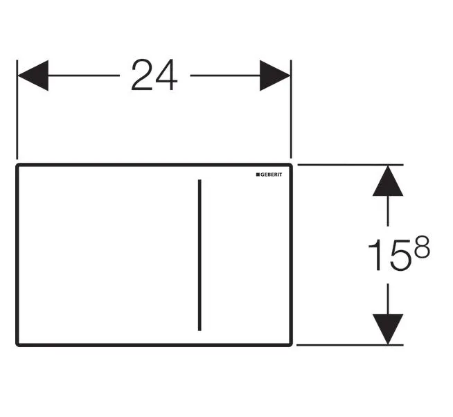 Клавиши смыва воды Geberit Sigma 70 (8) 115.625.SI.1