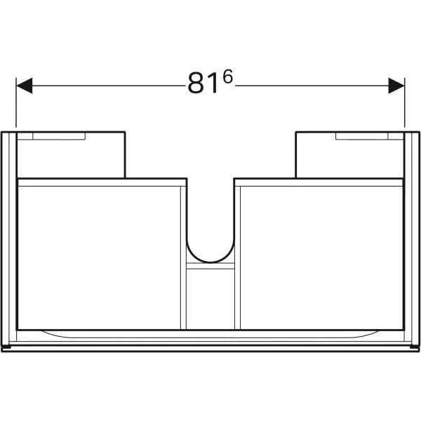 Висувний ящик Geberit XENO 500.508.43.1