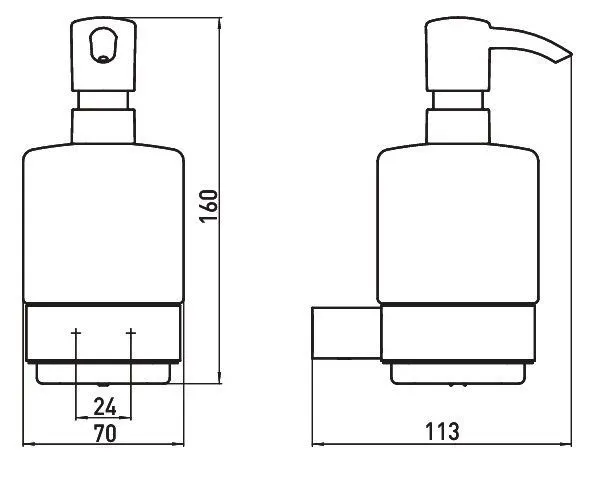 Дозатор рідкого мила Emco Loft