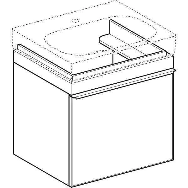 Тумба для умивальника Geberit CITTERIO 500.556.JI.1 500.556.JJ.1