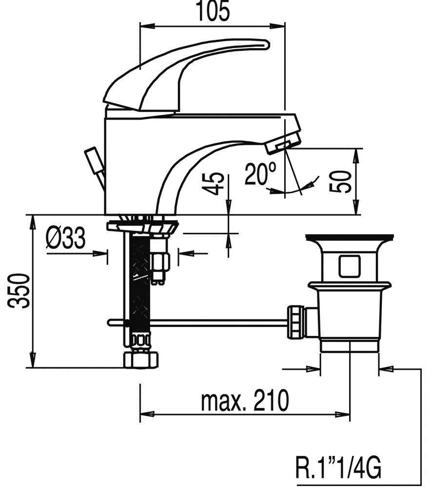 Смесители для раковины Mono - Tres 177103