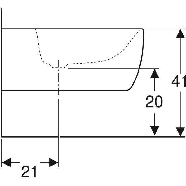 Біде підвісне Geberit iCon 234000000