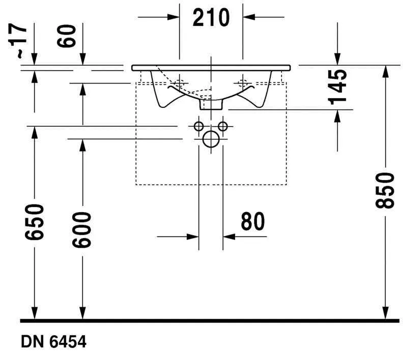 Умивальник Duravit Darling New 0499530000