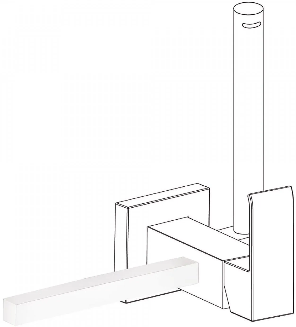 Полотенцедержатель Cuadro Tres 03412402BM