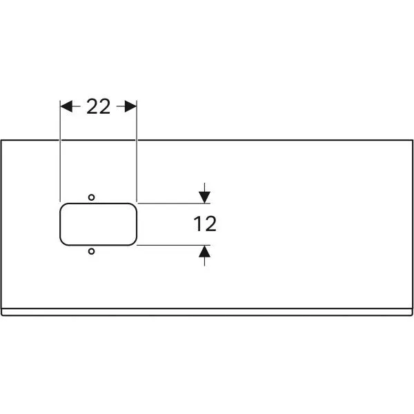 Тумба для умывальника Geberit CITTERIO 500.561.JI.1