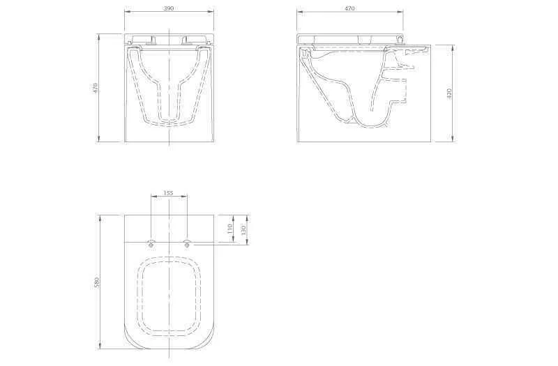 Унітаз підлоговий Knief Glam