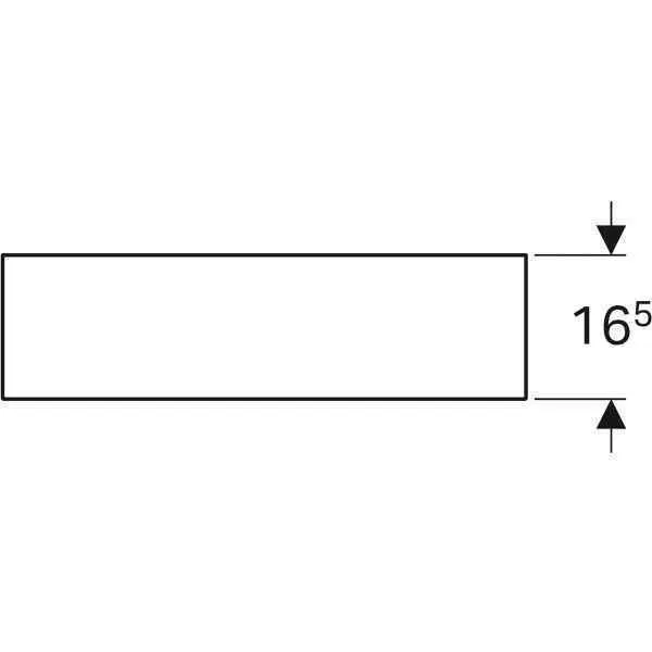 Поличка для ванної кімнати Geberit iCon 840962000