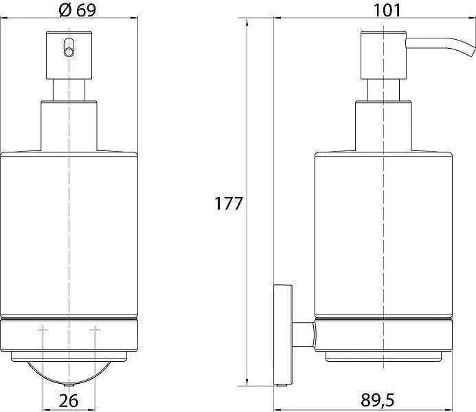Дозатор Emco Round 4321 133 00