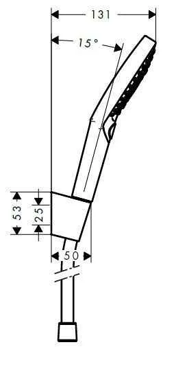 Душовий набір Hansgrohe Raindance Select S (120/1600-1250) 3jet 26701000