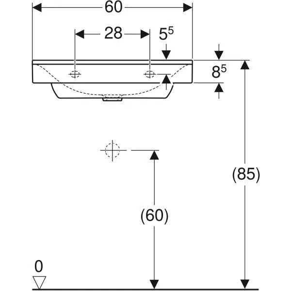Дзеркальний шафачик Geberit CITTERIO 500.530.01.1