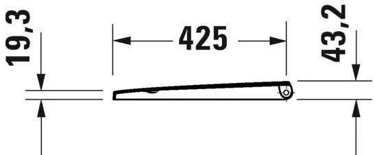 Кришка для унітазу Duravit 0021610000