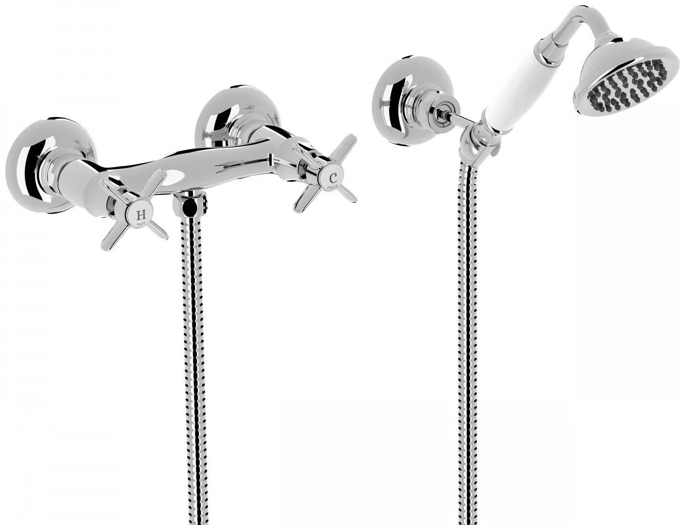 Наборы: Смесители для душа с душевыми наборами Tres Clasic 24216301