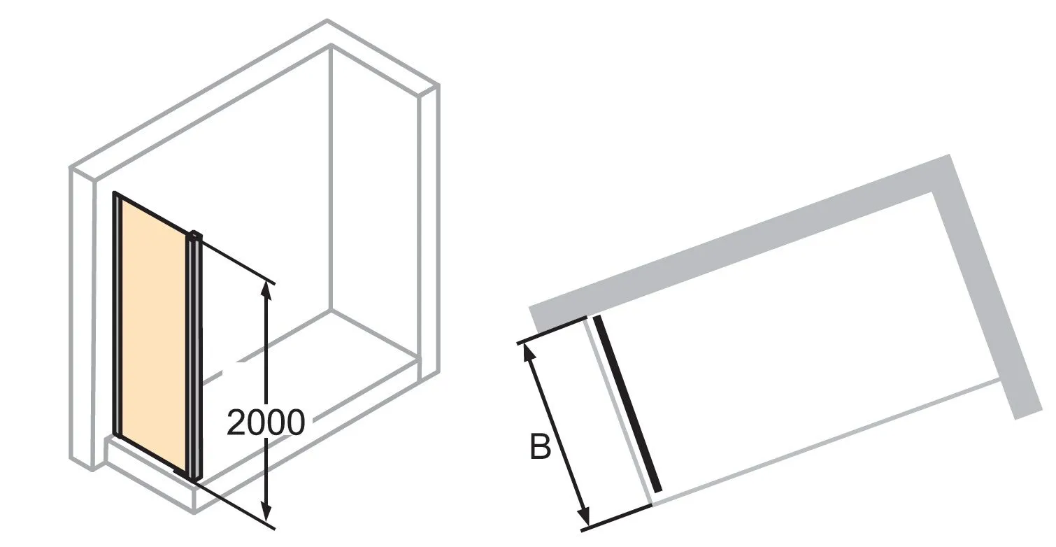 Боковая стенка Huppe Aura Elegance