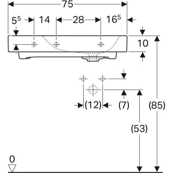 Унітаз підвісний Geberit ONE (з кришкою-сидінням) 500.546.01.1