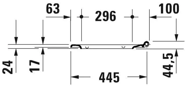 Крышка для унитаза Duravit 0022010000