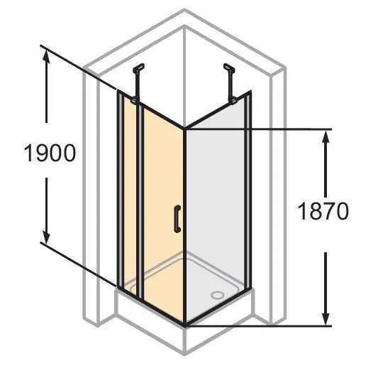 Розпашні душові двері Huppe Classics 2 C23103.069.321
