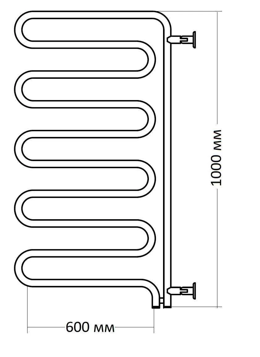 Рушникосушка Instal Projekt Spina (поворотный) SPIE-60/100RW