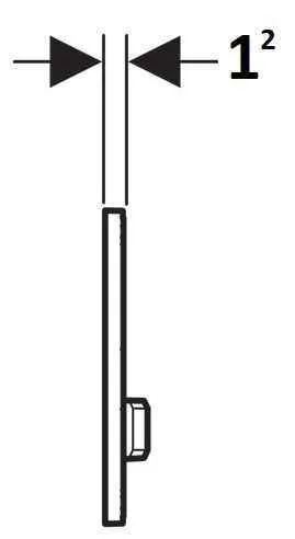 Клавіші змиву води Geberit Sigma 50 115.788.TG.2