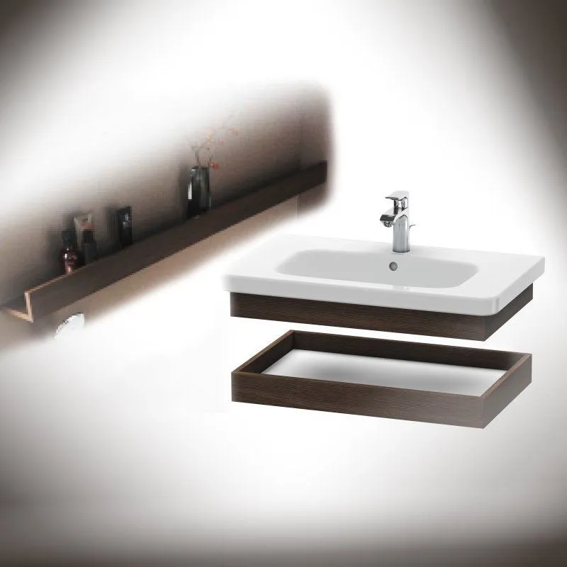 Комплект умивальник, полку для ванної та поличка під умивальник DuraStyle Duravit DS60815353/2320800000/DS61815353/DS79115353