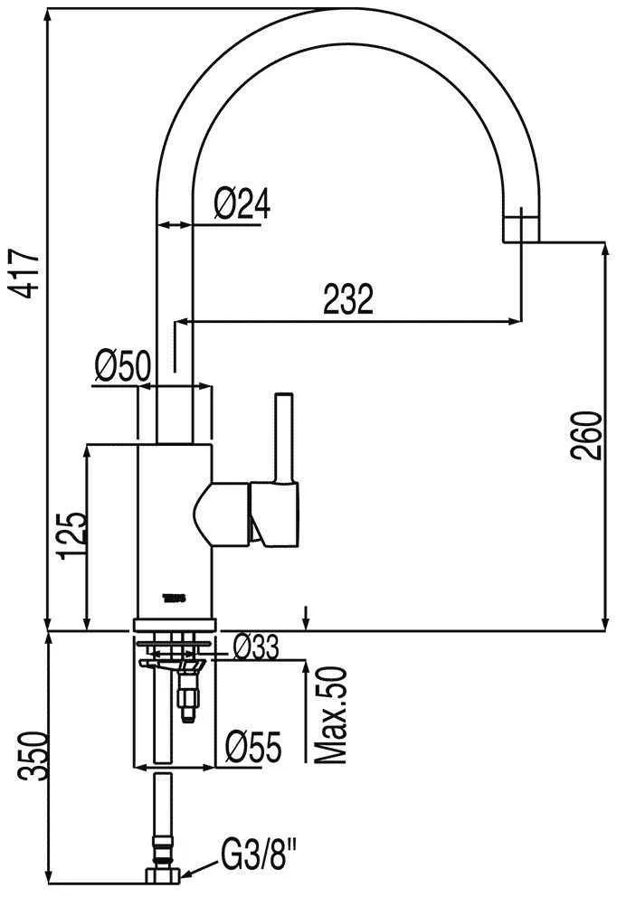Змішувачі для раковини Tres Alplus 20330301