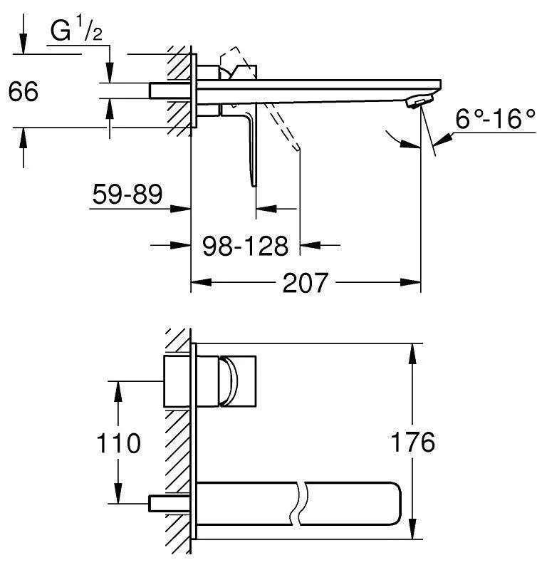 Смеситель для умывальника Grohe Lineare 23444DC1