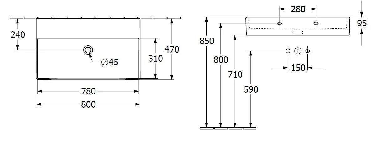 Подвесной умывальник Villeroy and Boch Memento 2.0 4A2283i4