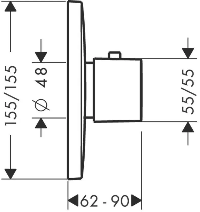 Смеситель для душа Hansgrohe PuraVida 15772000