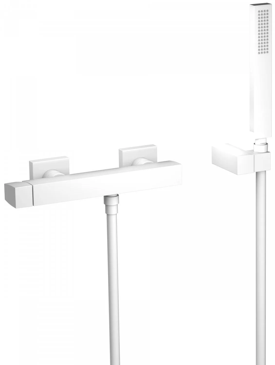 Наборы: смеситель для душа с душевым набором Tres Slim 20216701BM