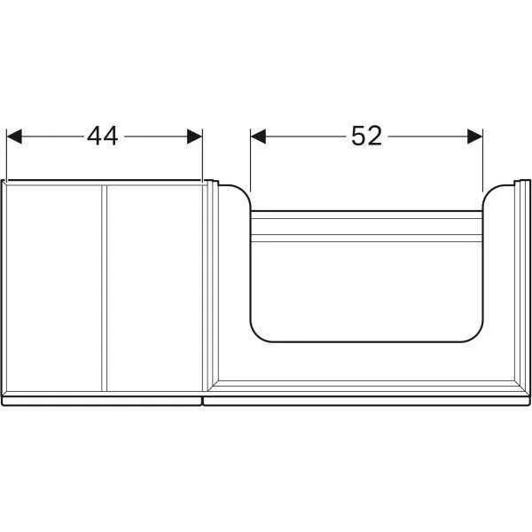 Тумба для умивальника Geberit CITTERIO 500.563.JJ.1