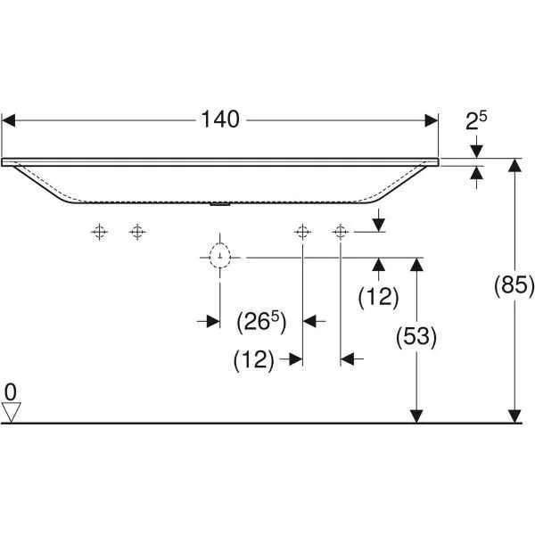 Дзеркальний шафачик Geberit CITTERIO 500.277.00.1