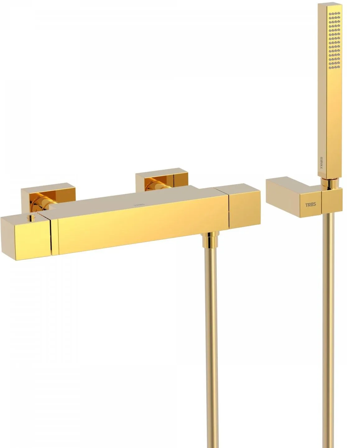 Набор: Термостат для душа з душовим набором  Cuadro Tres 007164039OR